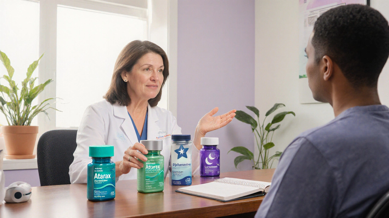 Atarax (Hydroxyzine) vs. Alternatives: Detailed Comparison Guide
