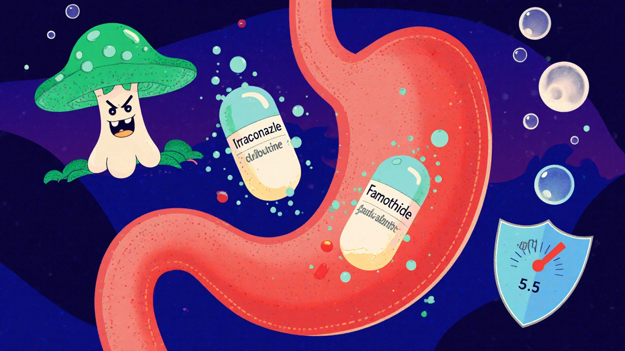 H2 Blockers and Their Interactions with Antivirals and Antifungals