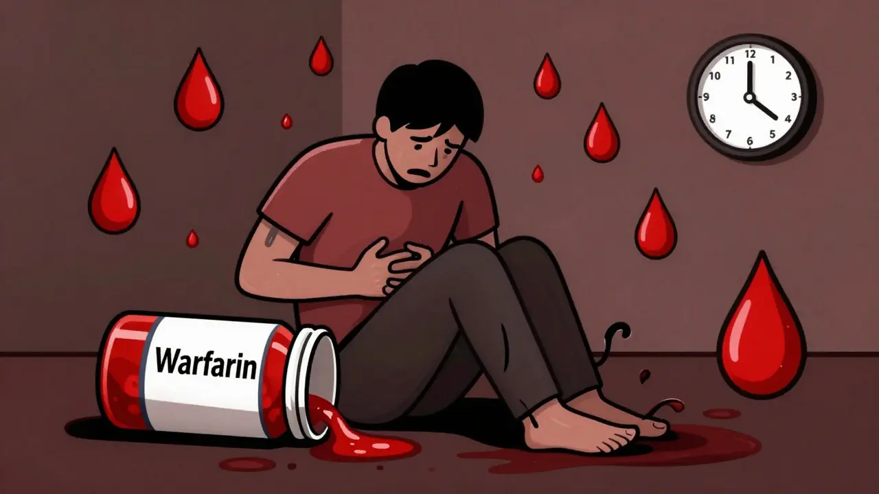 Blood Thinner Overdose and Internal Bleeding: What to Do Immediately